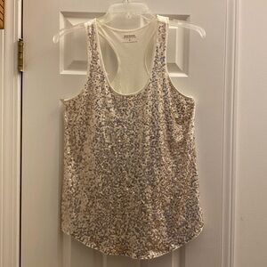 Express glitter tank top